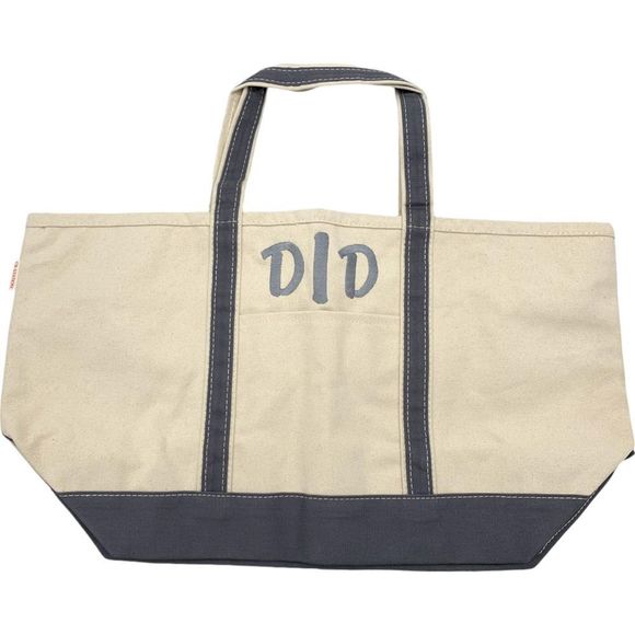 CB Station Pre-Personalized Large Boat Tote Gray - Picture 2 of 2